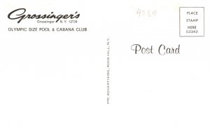 New York Grossingers Resort Olympic Size Pool 7 Cabana Club