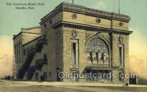 American Music Hall Omaha, NE, USA 1917 