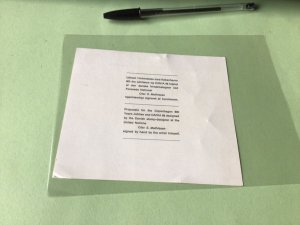 Dania Denmark 1968 signed  stamps card  Ref 51267 