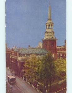 Unused 1950's CHRIST CHURCH Philadelphia Pennsylvania PA L2980@