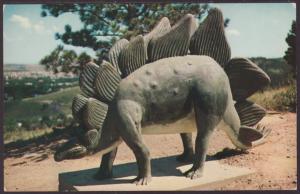 Stegosaurus,Dinosaur Park,Rapid City,SD Postcard