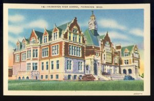 Fairhaven, Massachusetts/Mass/MA Postcard, High School, Near Mint!