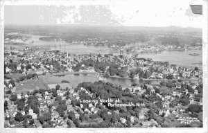 Portsmouth NH Looking North Aerial View Real Photo Postcard