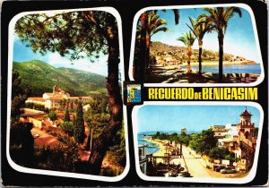 Spain Benicasim Castellón Desierto de Las Palmas... Vintage Postcard BS.28