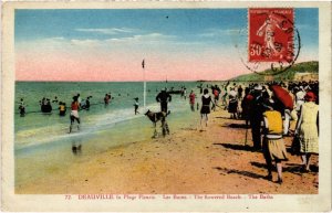 CPA Deauville Les Bains-The flowered Beach-The Baths FRANCE (1286374)