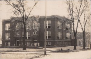 RPPC Postcard High School Gym Garner Iowa IA