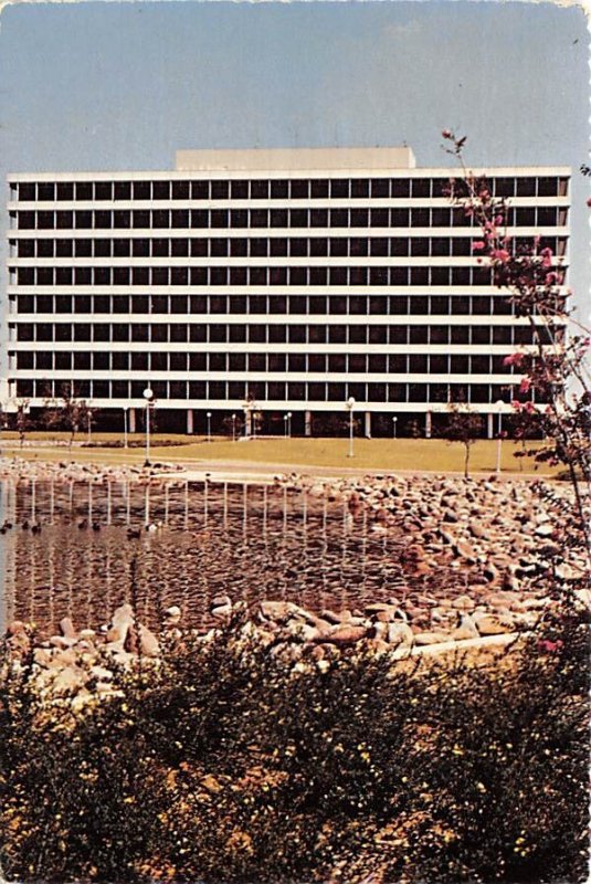 Exterior view of the project management building Space Unused 