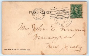 Clyde Steamship Company Comanche Ship Postcard