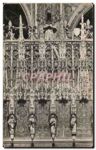 Old Postcard Albi Cathedrale Sainte Cecile Stalls