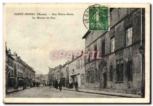 Old Postcard Saint Mihiel Rue Notre Dame La Maison Du Roy