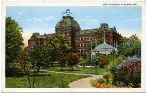 Cox College - Atlanta GA, Georgia - pm 1923 - WB