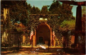 Washington Tomb Mount Vernon Ladies Association Union Flags Gate Postcard