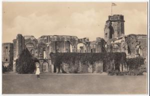 India, Lucknow, The Residency, unused Real Photograph Postcard RPPC