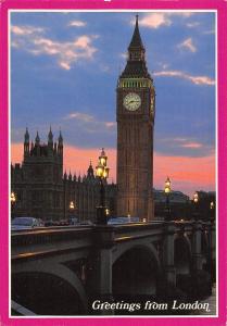 BR92293 london big ben sunset  by night  uk