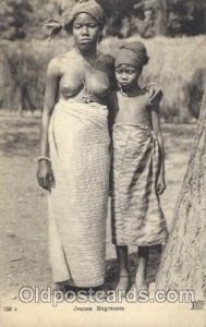 Jeune Negresses African Nude Postal Used Unknown 