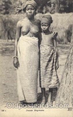 Jeune Negresses African Nude Postal Used Unknown 
