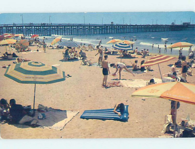 Pre-1980 BEACH SCENE Newport Beach - Los Angeles California CA AE9235