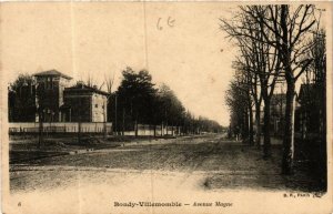 CPA BONDY VILLEMOMBLE Avenue Magne (569369)