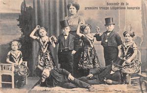 Souvenir Premiere Troupe Lilliputiens Hongrois Unused 