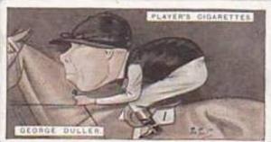 Player Vintage Cigarette Card Racing Caricatures 1925 No 13 George Duller