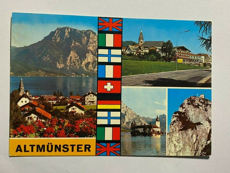 POSTED 1918   AUSTRIA MULTI VIEW POSTCARD - ALTMUNSTER    (KK3425) 