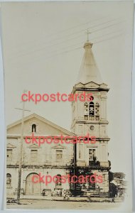 Manila Philippines SAMPALOC St Anthony Padua &Children Pre War Postcard T18