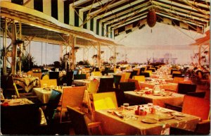 Roof Garden Restaurant Hotel Utah Salt Lake City UT UNP Chrome Postcard B11