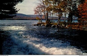 Maine Belgrade Lakes White Water Between Great Pond and Long Pond