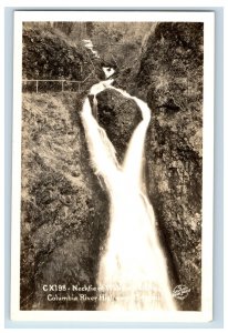 1920's Stone Walkway Wahkeena Falls Columbia River Highway Real Photo RPPC P165