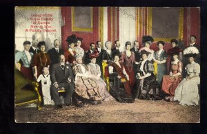 ROY076 - King Edward VII - The Royal Family of Europe, Now At War!! - Postcard