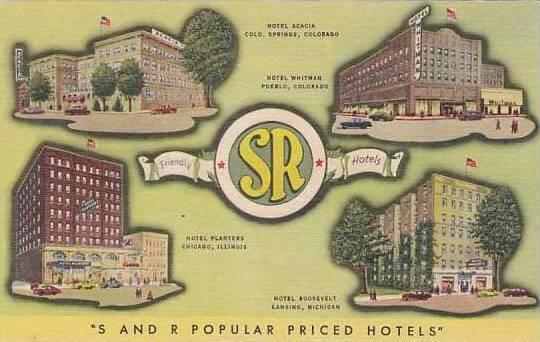 Colorado Colorado Springs Hotel Acacia & Other S & R Hotels Curteich