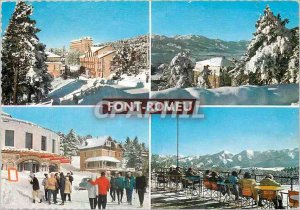 Postcard Modern Pyrenees Orientales Font Romeau Snow and ice in the sun Vario...