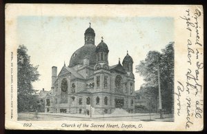 Church of the Sacred Heart, Dayton, Ohio. 1905 UDB. Glitter in the windows