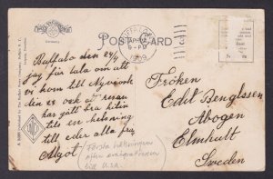 Postcard, United States, Buffalo NY, Gates Circle