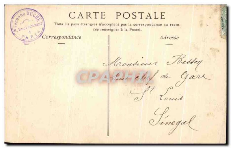 Old Postcard Paris Triumph Are the group Rude Depart