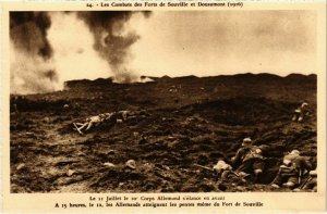 CPA Les Combats des Forts de Souville et Douaumont - 1916 11 Juillet (1037042)