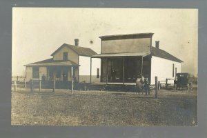 Juniata NEBRASKA RP c1910 GENERAL STORE nr Hastings Grand Island Kearney