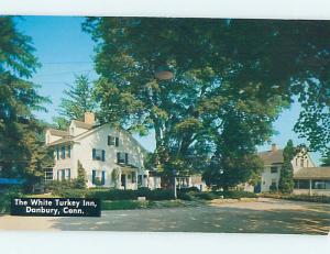 Unused Pre-1980 WHITE TURKEY INN Danbury Connecticut CT L0267@