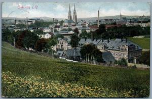 OELSNITZ VOGTLAND GERMANY ANTIQUE POSTCARD w/ STAMP