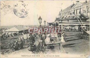 Old Postcard Trouville sur Mer La Terrasse du Casino