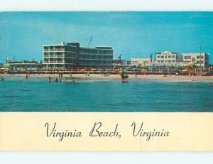 Pre-1980 WASHINGTON CLUB INN MOTEL Virginia Beach Virginia VA s3022