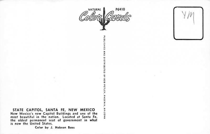 State Capitol Santa Fe, New Mexico NM