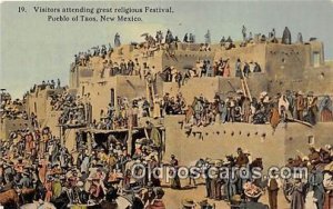 Religious Festival Pueblo of Toas, NM, USA Unused 