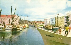 barbados, BRIDGETOWN, The Careenage (1970s) Postcard