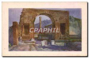 Postcard Ancient Pompeii Acro Di Nerone