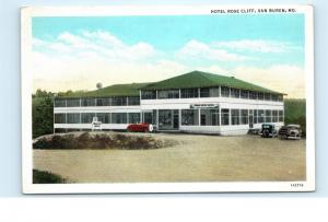 *Hotel Rose Cliff Van Buren Missouri MO Vintage Postcard C65