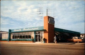 Riviera Beach Florida FL Restaurant 1950s-60s Postcard