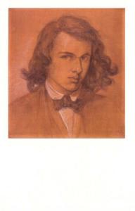 Dante Gabriel Rossetti English Painter and Poet Self-Portrait Postcard