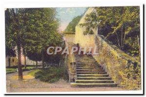 Old Postcard Pithiviers L & # 39escalier walls