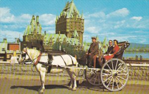 Horse And Carriage Caleche Ride in Quebec Canada